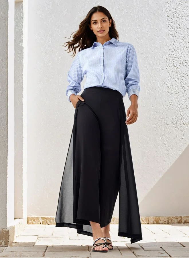 تواكستريمز قميص مزين بخطوط